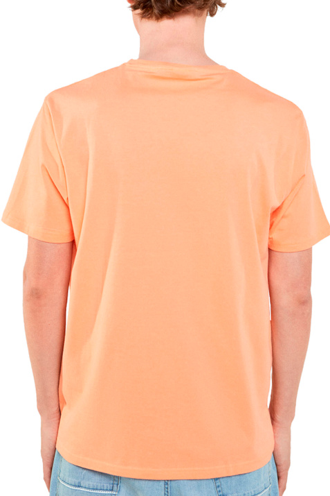 Springfield Однотонная футболка из натурального хлопка (Оранжевый цвет), артикул 7122219 | Фото 3