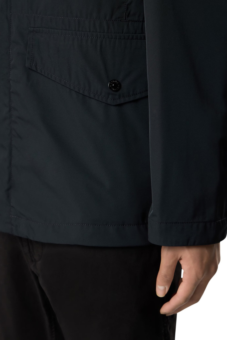 Мужской Stone Island Куртка-пиджак однотонная (цвет ), артикул L1S15A100001-S0026 | Фото 7