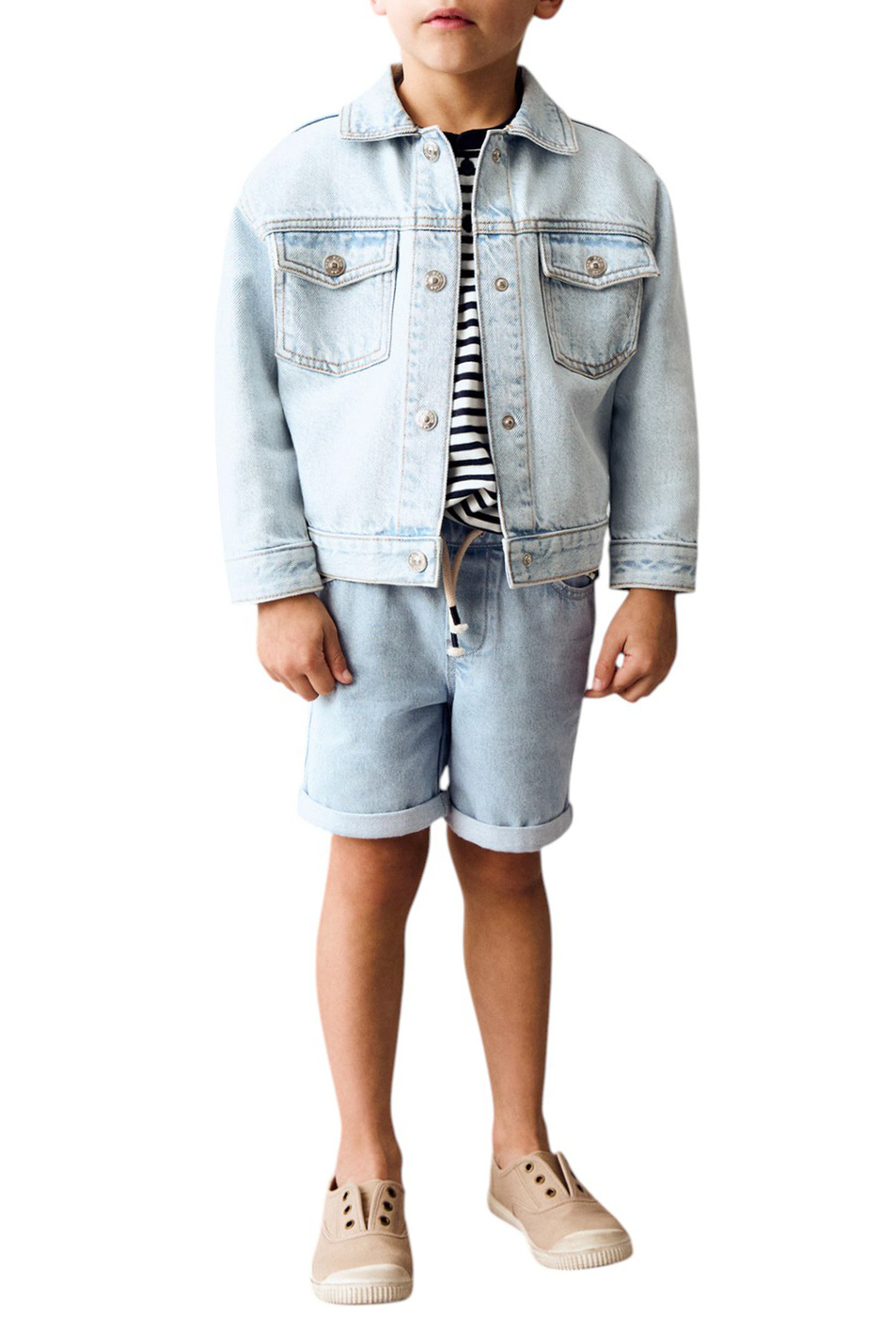 Мальчикам Mango Kids Шорты CANCUN джинсовые (цвет ), артикул 87026716 | Фото 3