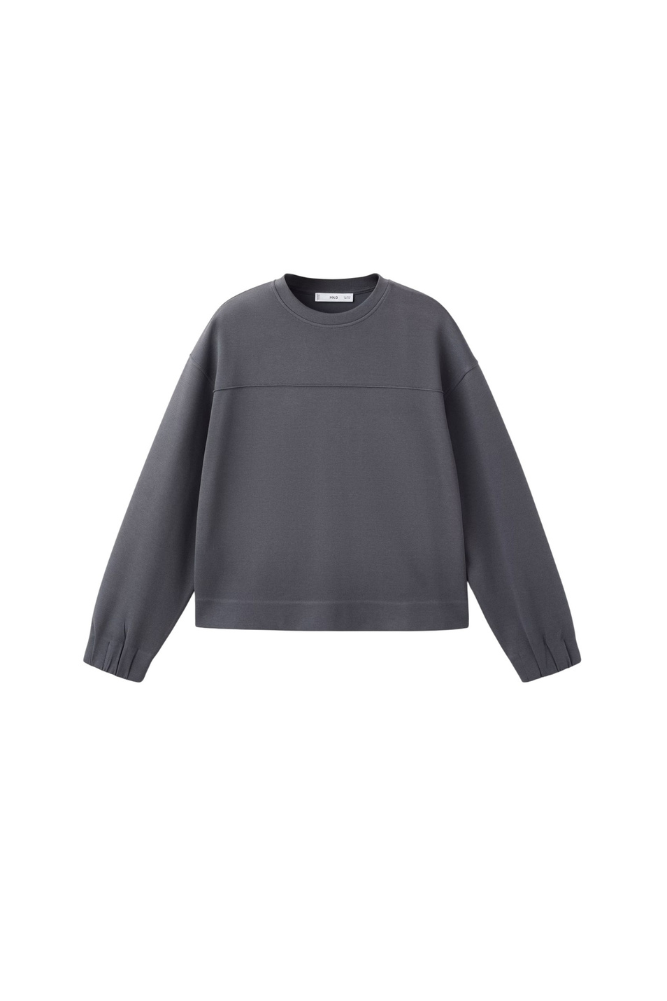 Женский Mango Свитшот PIQUE из смесового хлопка (цвет ), артикул 27083315 | Фото 1