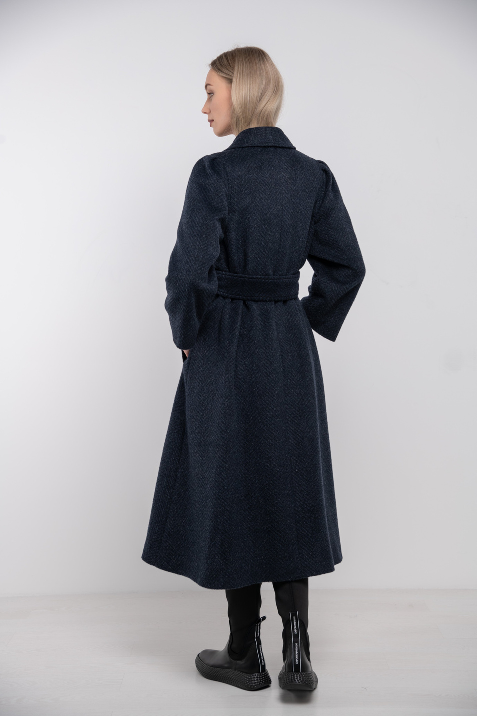 Emporio Armani Пальто из смесовой шерсти (цвет ), артикул 9NL18T-92701 | Фото 4