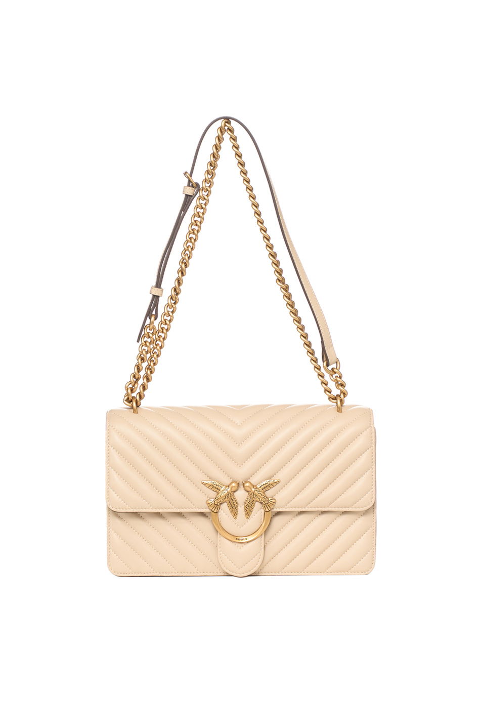 Женский Pinko Сумка стеганая LOVE ONE CLASSIC из натуральной кожи (цвет ), артикул 100941A0GK | Фото 1