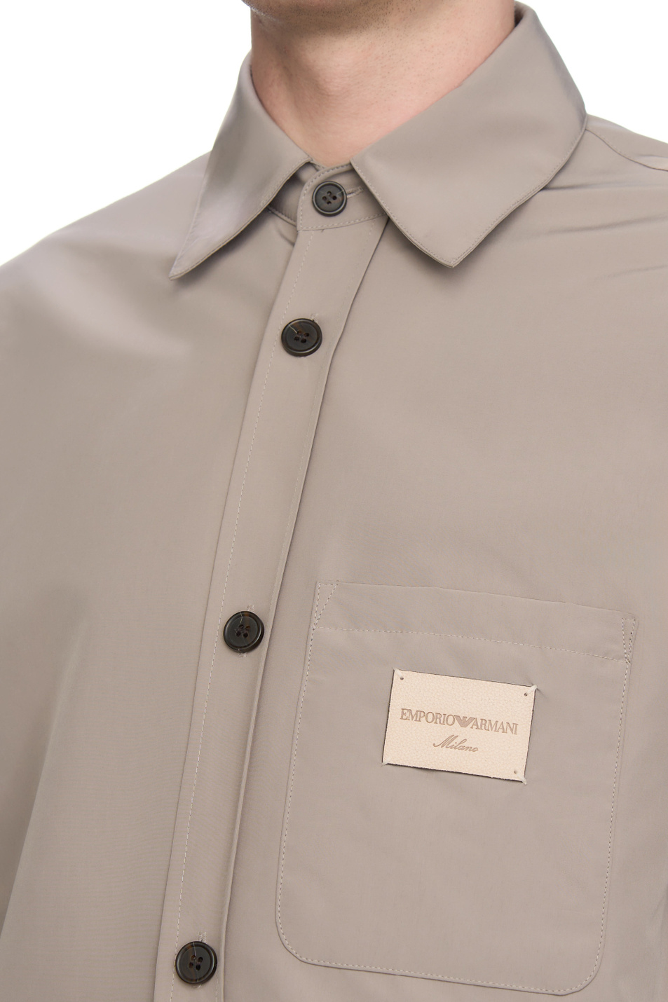 Мужской Emporio Armani Куртка-рубашка с логотипом (цвет ), артикул EM001629-AF13770 | Фото 7