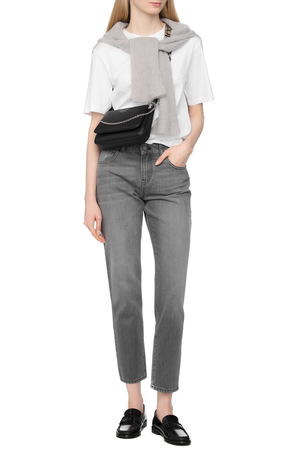 Женский Emporio Armani Джинсы из хлопка (цвет ), артикул 6D2J36-2DUQZ | Фото 2
