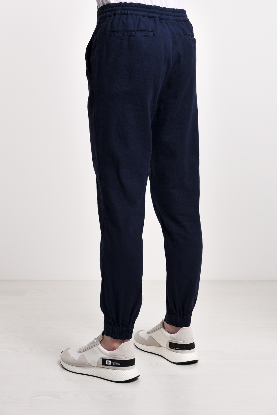 Мужской Zegna Брюки из хлопка и льна (цвет ), артикул VU181-ZZ392-B08 | Фото 4