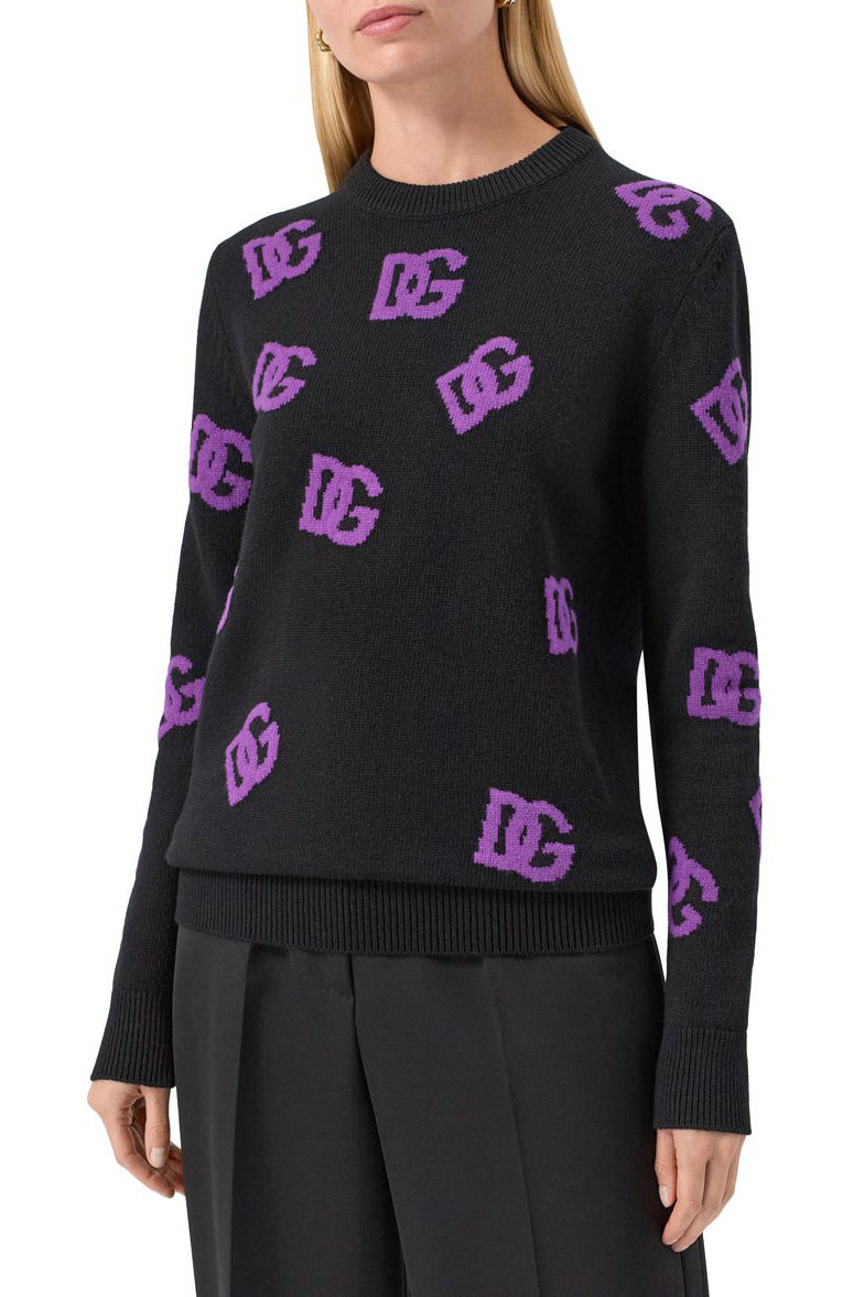 Женский Dolce & Gabbana Джемпер с логотипом (цвет ), артикул FXX06T-JCVYX | Фото 4