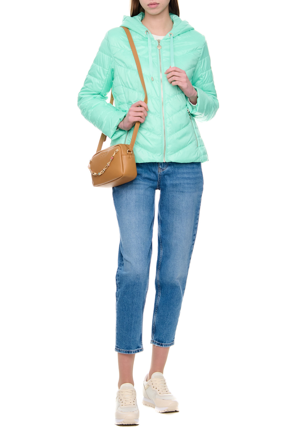 Женский Liu Jo Стеганая куртка с кулиской на спинке (цвет ), артикул TA3061T5602 | Фото 3