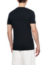 Zegna Однотонная футболка из эластичного хлопка (Черный цвет), артикул N3M201400 | Фото 4