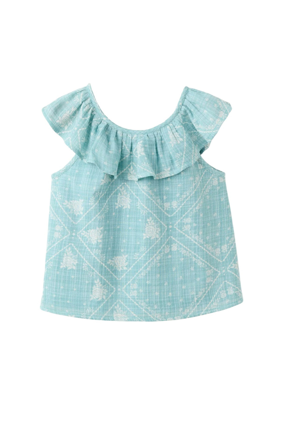 Девочкам Mango Kids Блузка DIZZYSET с принтом (цвет ), артикул 27058270 | Фото 1