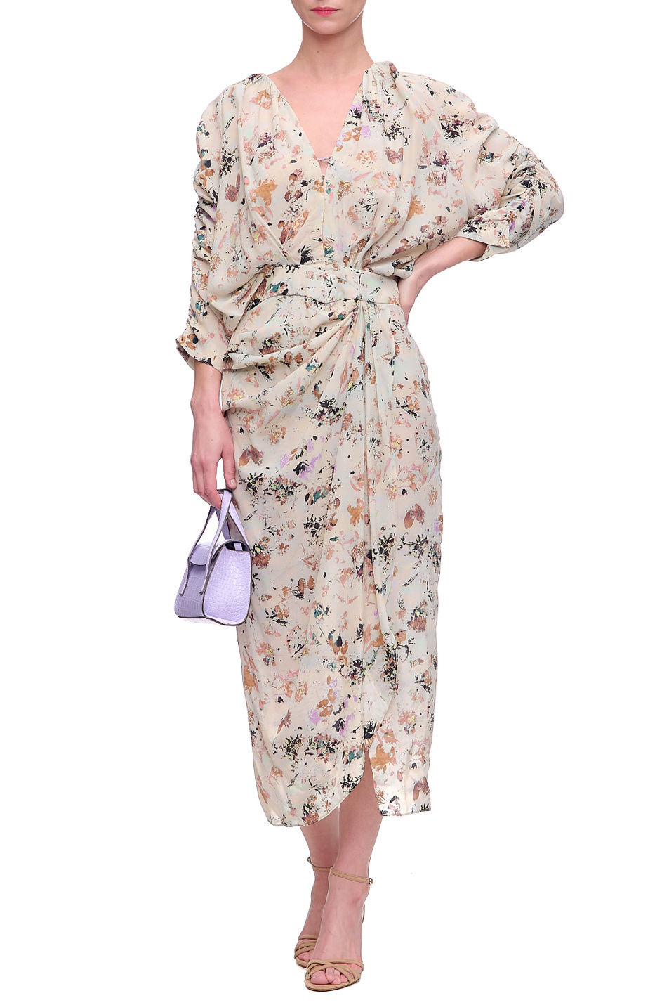 Женский Iro Платье MURA из смесового лиоцелла с добавлением шелка (цвет ), артикул WP33MURA | Фото 1