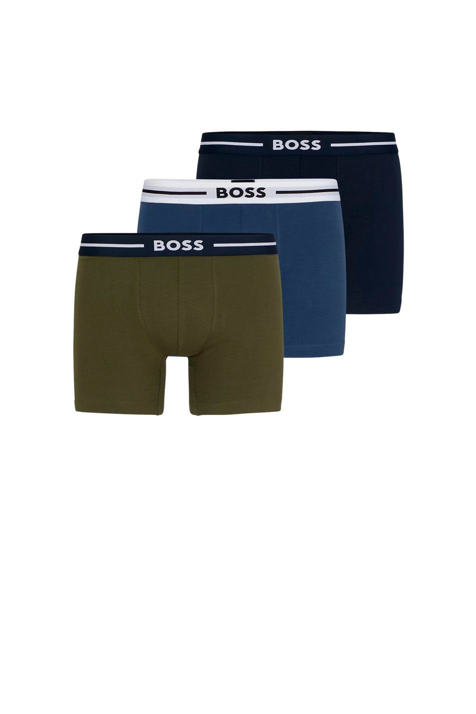Мужской BOSS Трусы из эластичного хлопка в комплекте из 3 шт (цвет ), артикул 50495474 | Фото 1