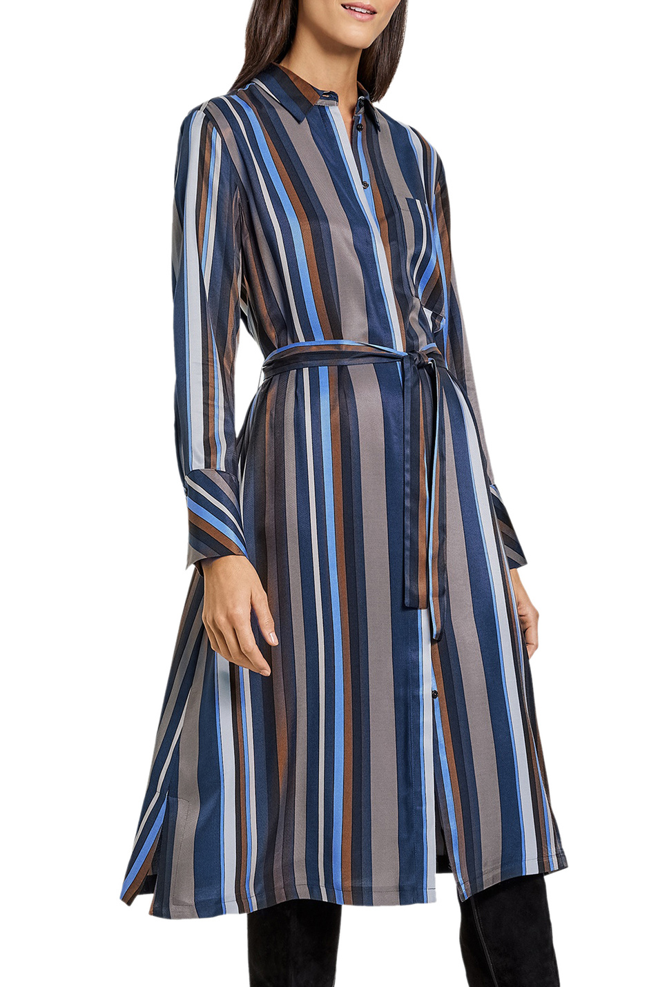 Gerry Weber Платье-рубашка с поясом и принтом (цвет ), артикул 680018-31443 | Фото 4