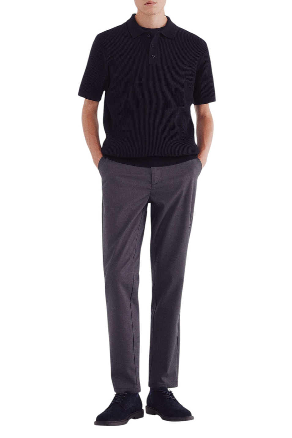 Мужской Springfield Поло из натурального хлопка (цвет ), артикул 1422873 | Фото 2