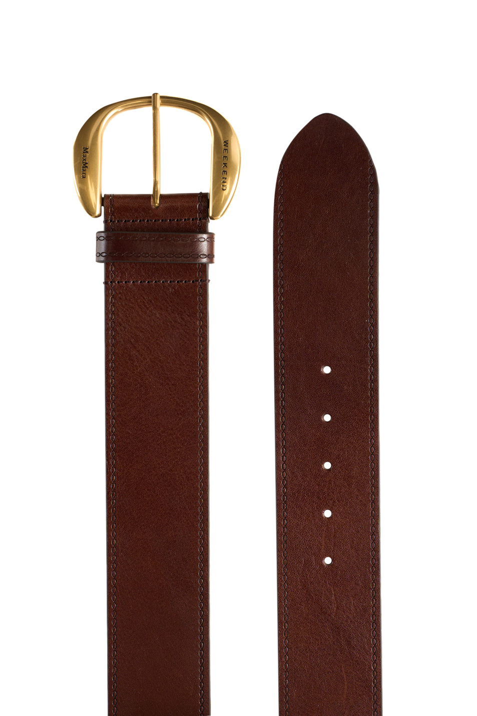 Ремень WKALACCATO из натуральной кожи|Основной цвет:Коричневый Женский Weekend Max Mara Ремень WKALACCATO из натуральной кожи (цвет ), артикул 2615501064 | Фото 2