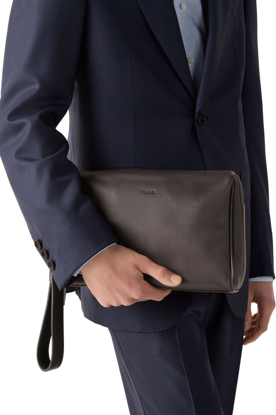 Сумка из натуральной кожи|Основной цвет:Коричневый Мужской Zegna Сумка из натуральной кожи (цвет ), артикул LHOTO-E2014Z-AMO | Фото 5