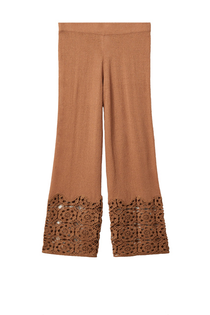 Трикотажные брюки MEDUSA|Основной цвет:Коричневый|Артикул:27037110 | Фото 1