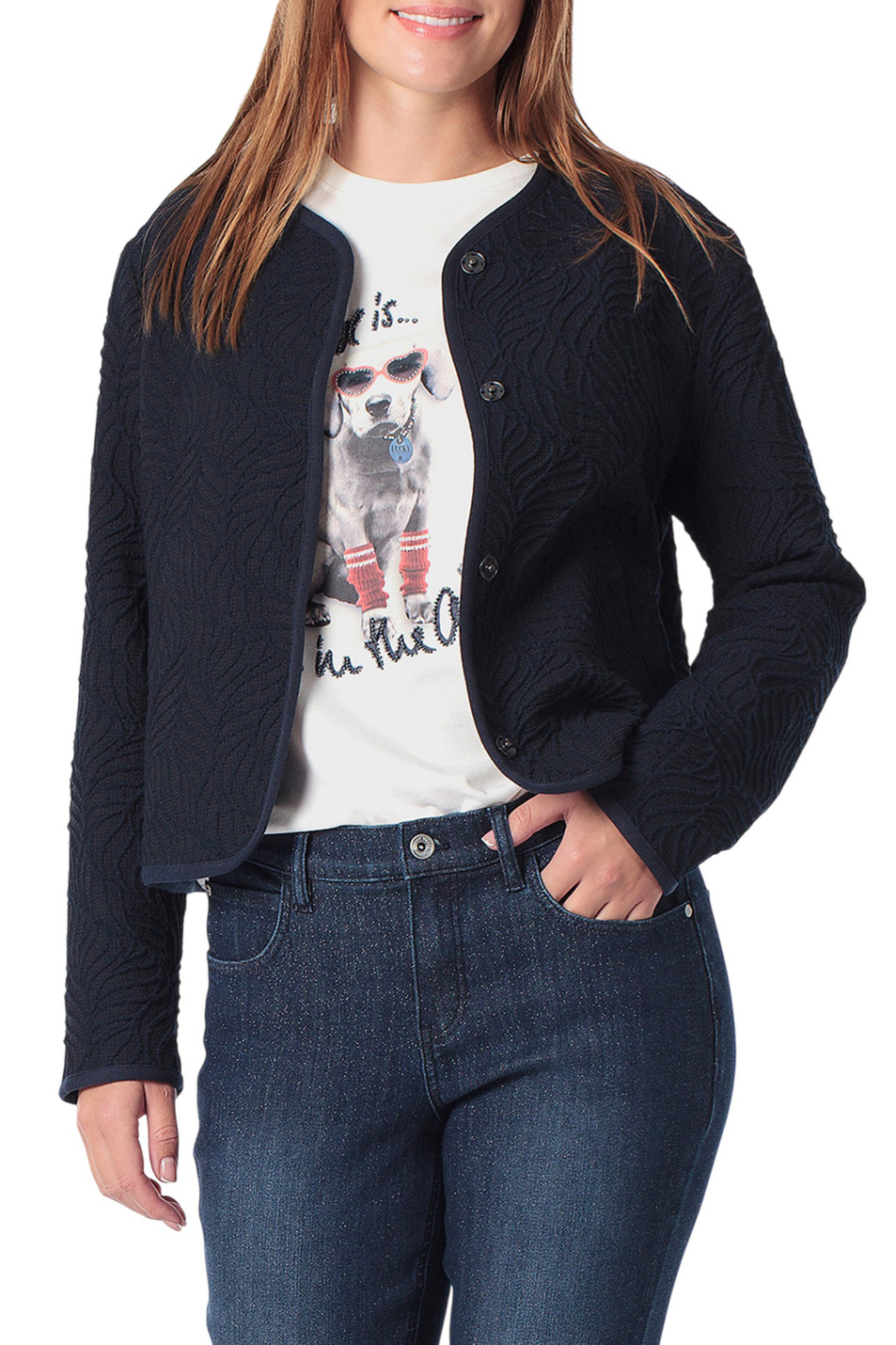 Женский Gerry Weber Жакет трикотажный (цвет ), артикул N60276 | Фото 4