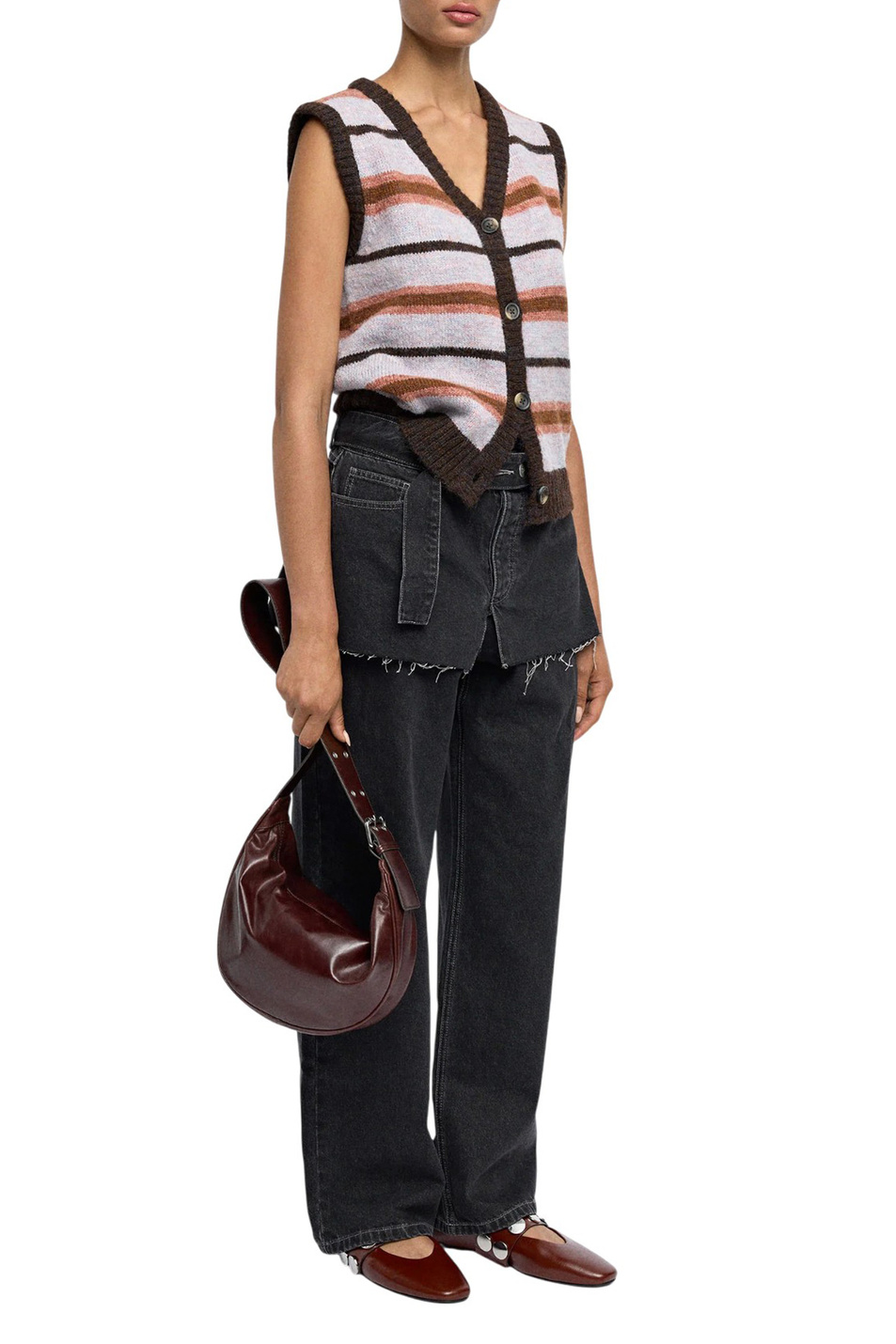 Женский Parfois Жилет в полоску (цвет ), артикул 237930 | Фото 2