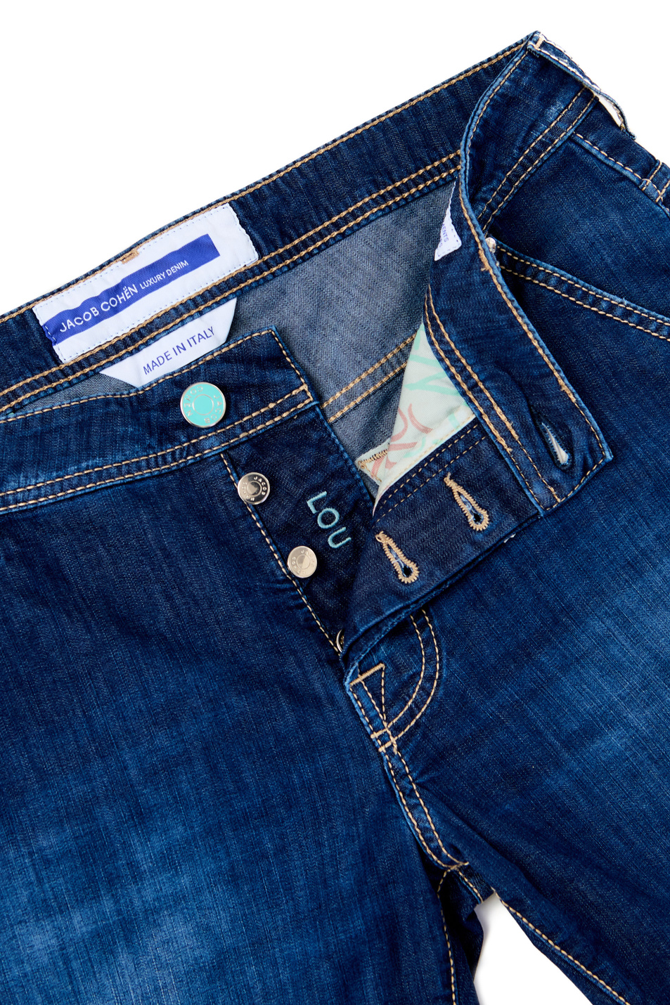 Мужской Jacob Cohen Шорты джинсовые (цвет ), артикул UOE0235S3735 | Фото 6