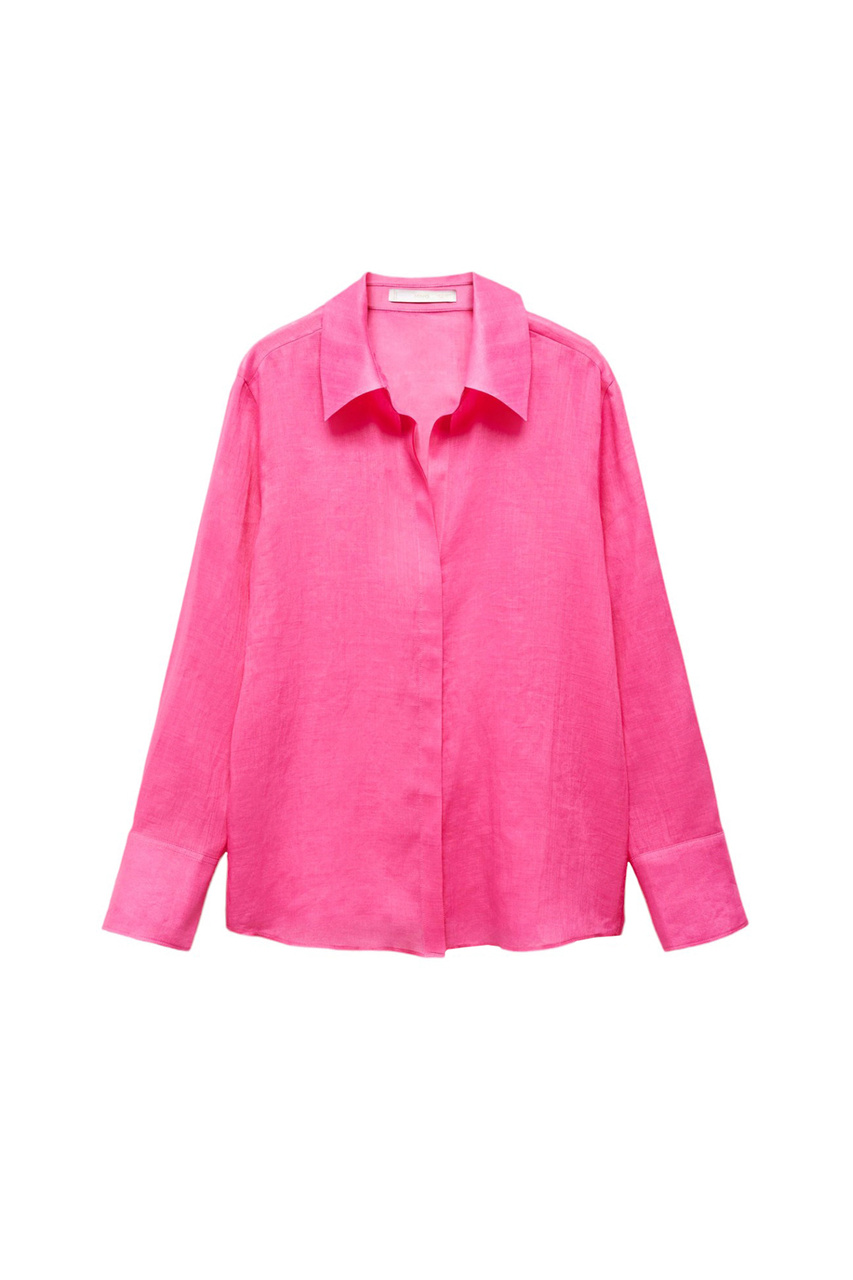 Рубашка DOYLE однотонная|Основной цвет:Розовый|Артикул:67037112 | Фото 1