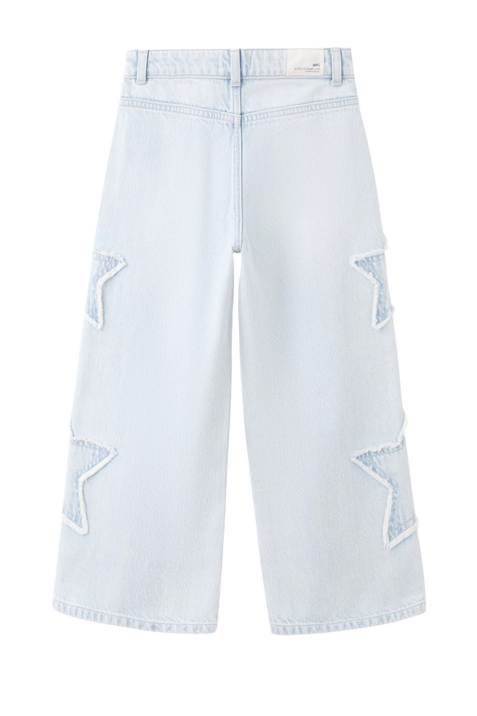 Девочкам Mango Kids Джинсы STARS из хлопка (цвет ), артикул 27011264 | Фото 2