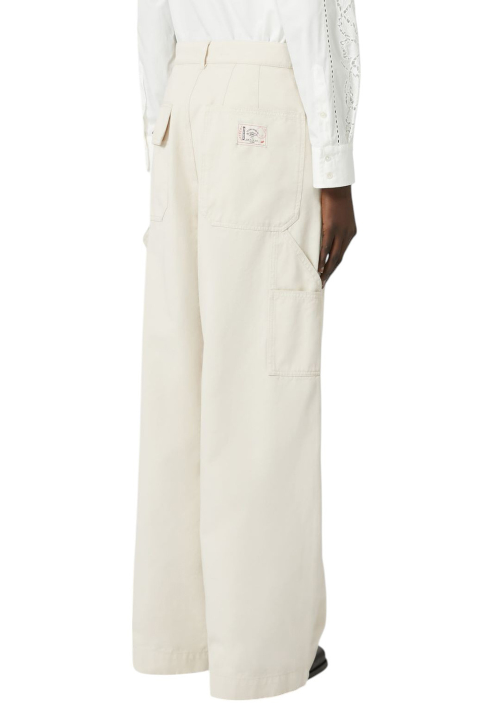 Женский Weekend Max Mara Брюки CARONTE из хлопка (цвет ), артикул 2525136091 | Фото 4