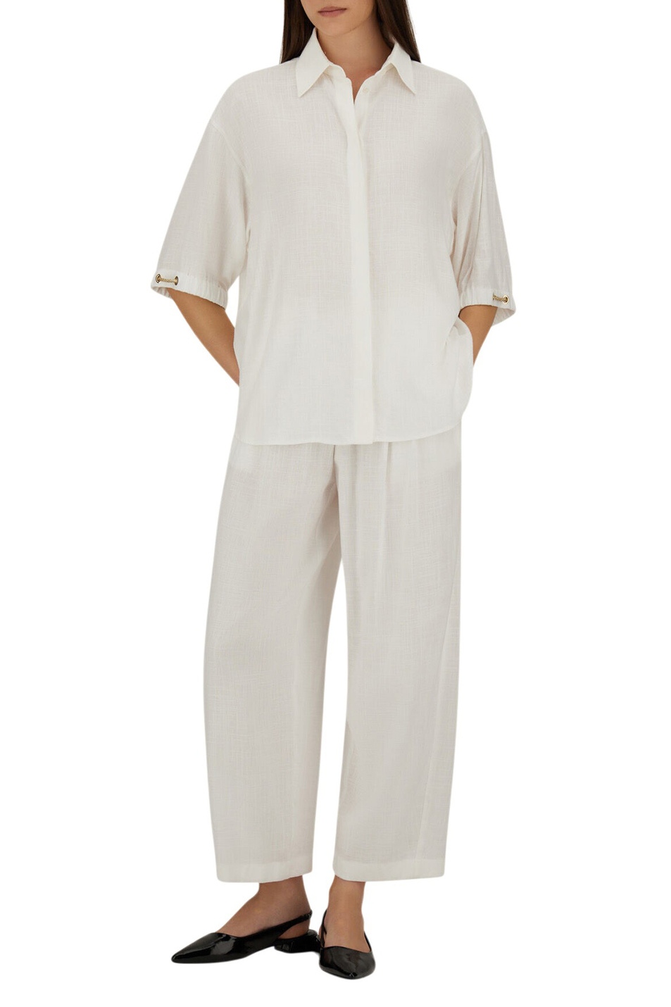 Женский Herno Блузка с короткими рукавами (цвет ), артикул CM000046D-12689 | Фото 2