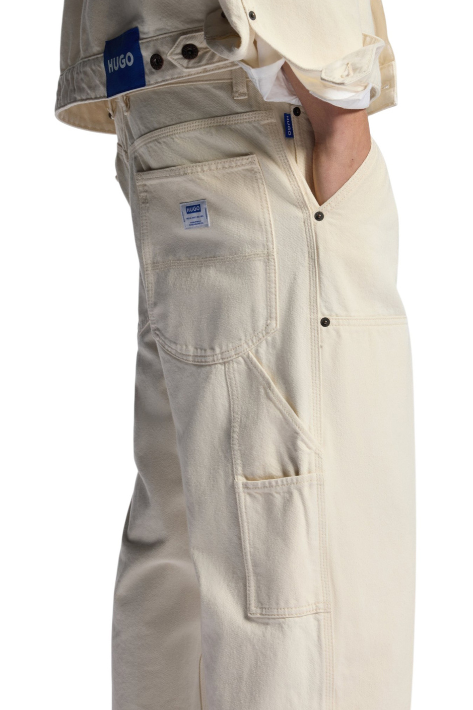 Мужской HUGO Джинсы Carpenter из хлопка (цвет ), артикул 50555981 | Фото 6