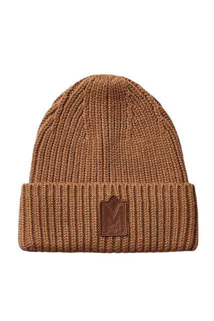 Вязаная шапка JUDE-M из смесовой шерсти|Основной цвет:Бежевый|Артикул:P001504 | Фото 1