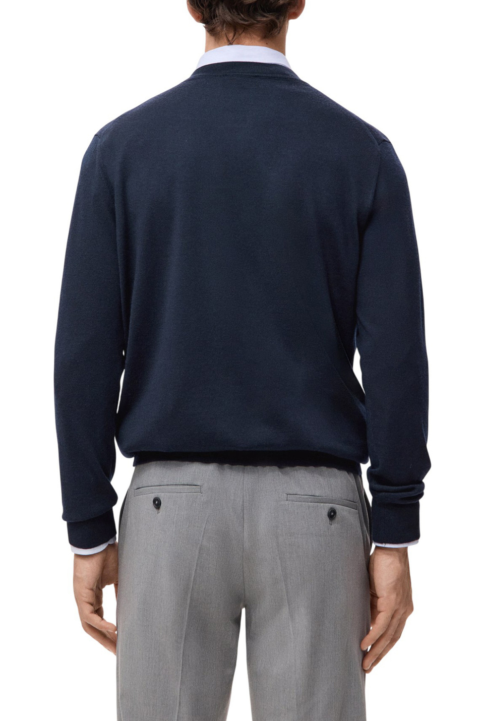 Мужской Mango Man Джемпер WILLY из шерсти (цвет ), артикул 27041284 | Фото 4