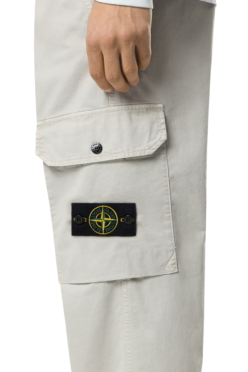 Мужской Stone Island Брюки карго из хлопка (цвет ), артикул L1S153100011-S0004 | Фото 5