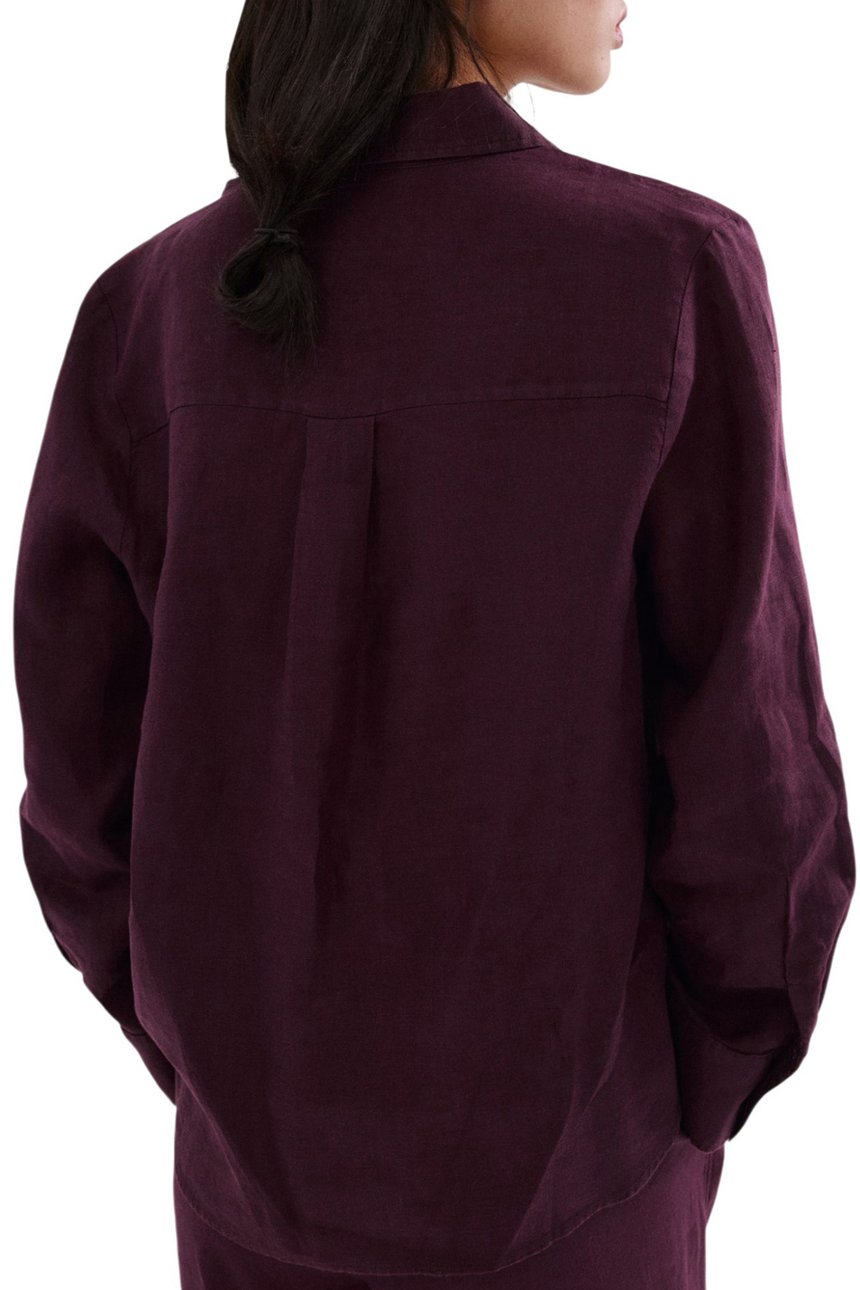 Женский Mango Рубашка LINO из льна (цвет ), артикул 27096345 | Фото 4