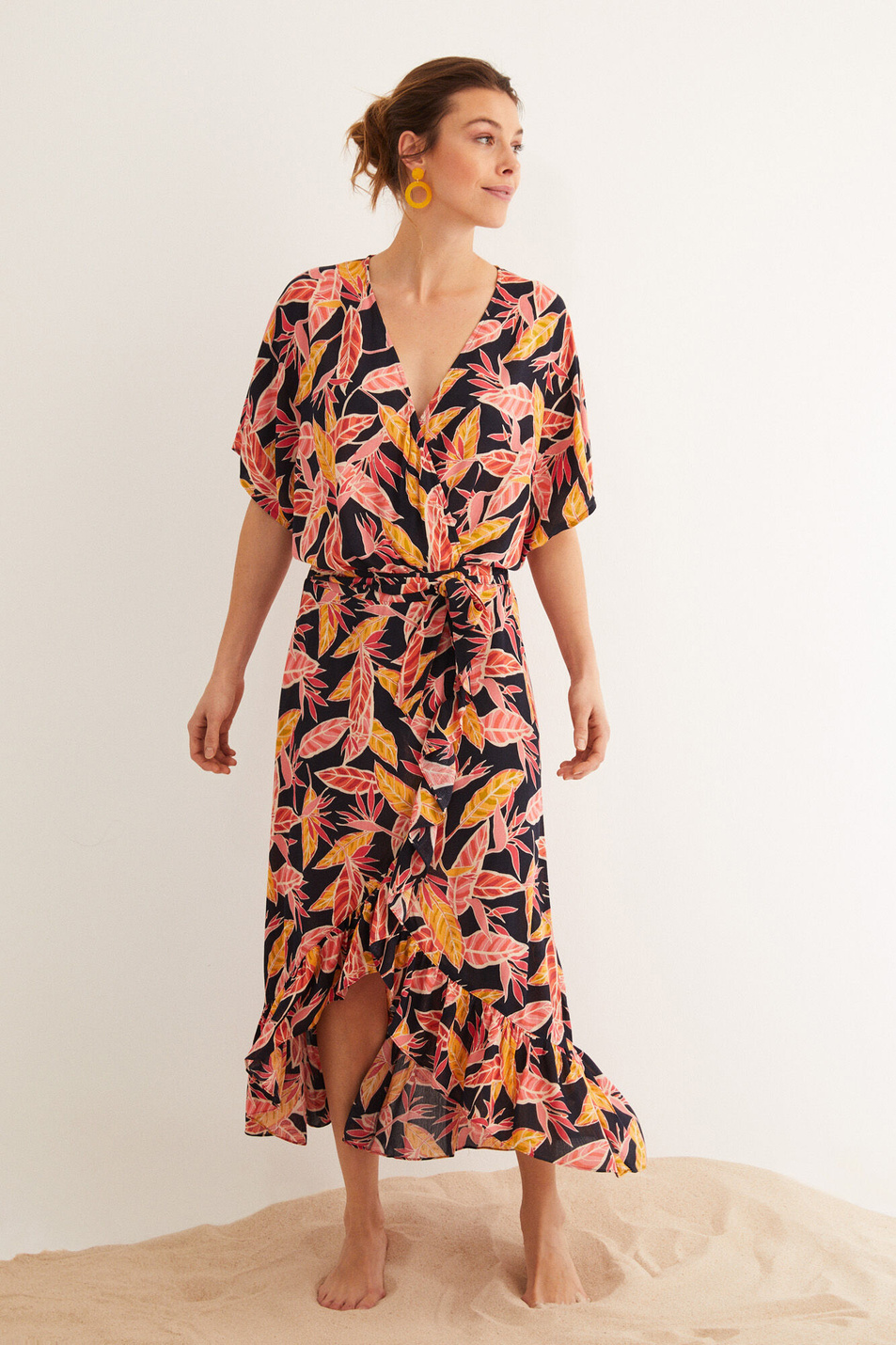 Женский Women'secret Длинная юбка с тропическим принтом (цвет ), артикул 5547814 | Фото 4