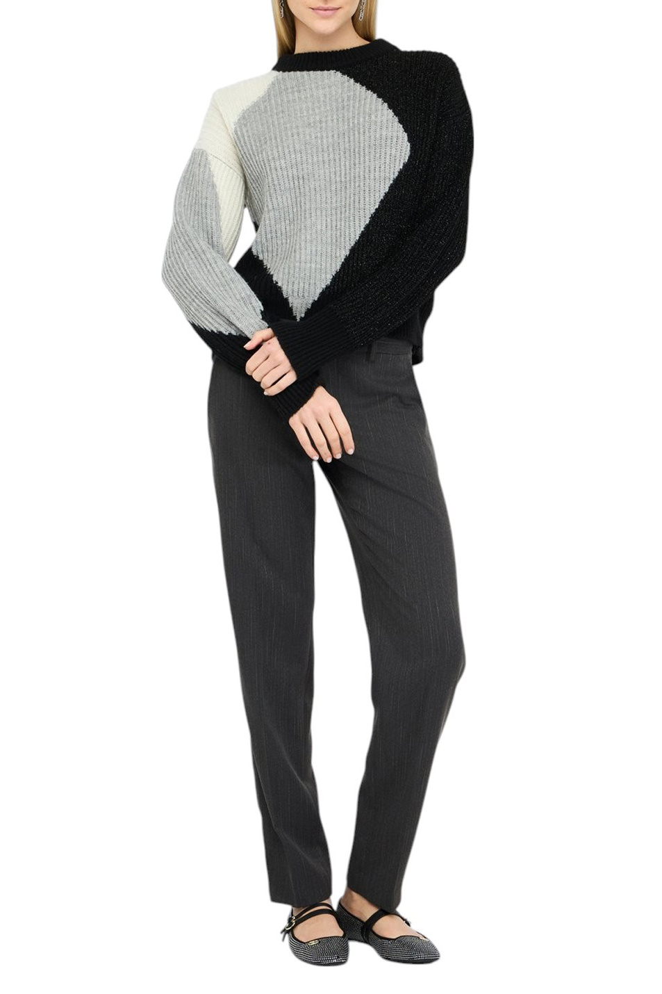 Женский Liu Jo Свитер с люрексом (цвет ), артикул CF5400MA65N | Фото 2