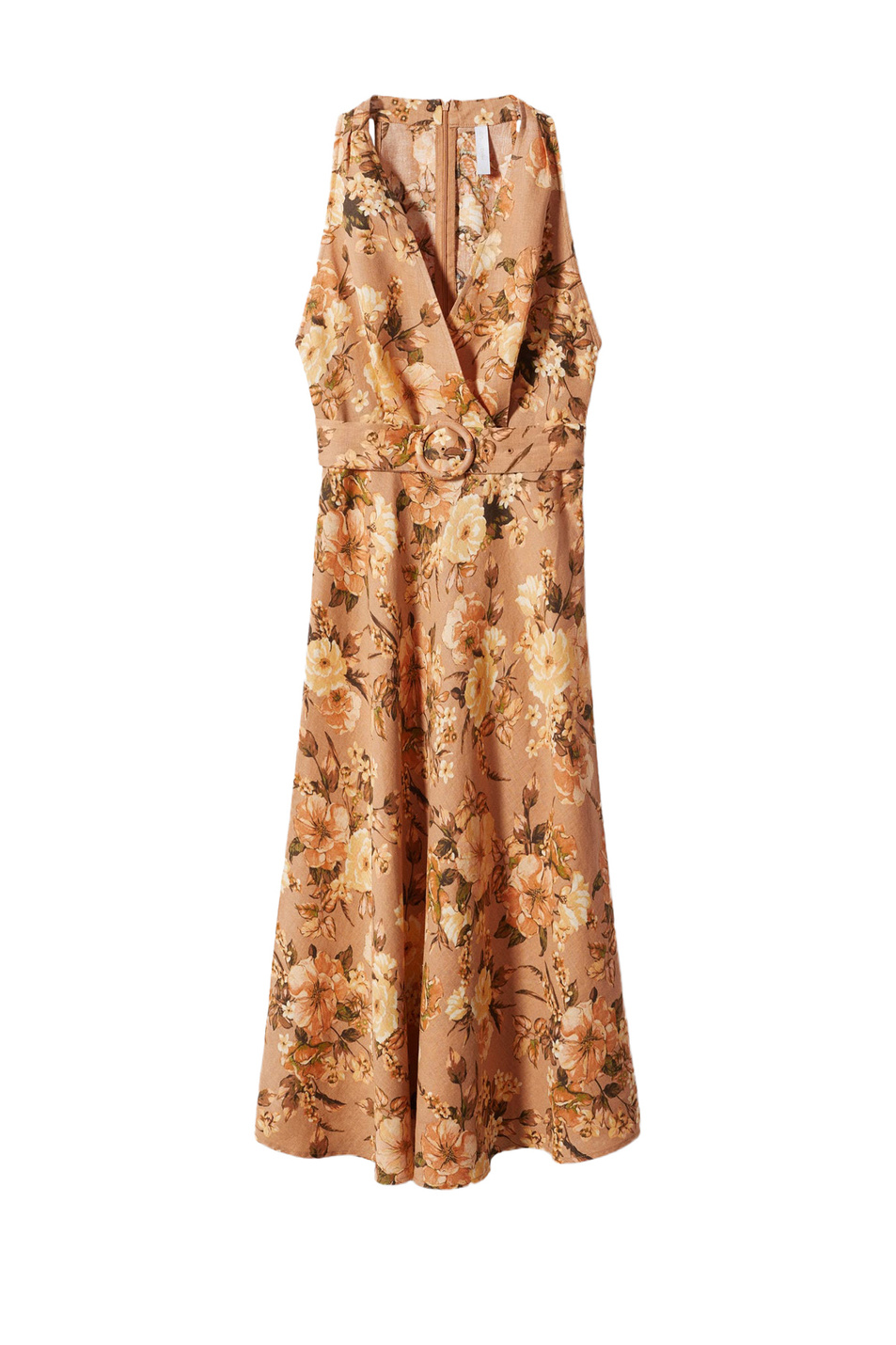 Женский Mango Платье AMALFI из чистого льна с цветочным принтом (цвет ), артикул 47007111 | Фото 1