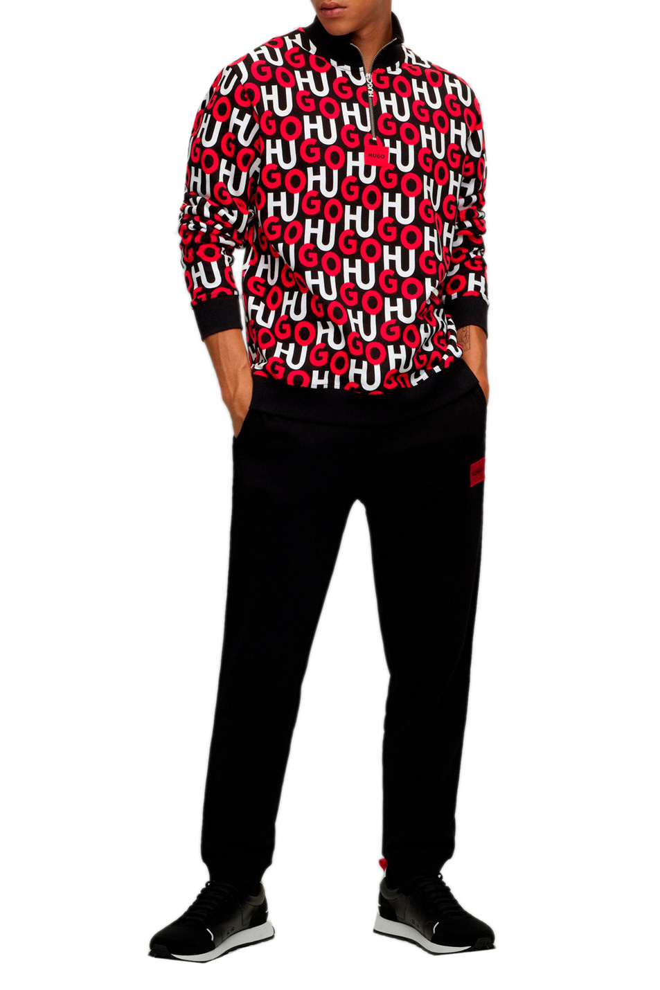 HUGO Джемпер свободного кроя с застежкой-молнией (цвет ), артикул 50477032 | Фото 2