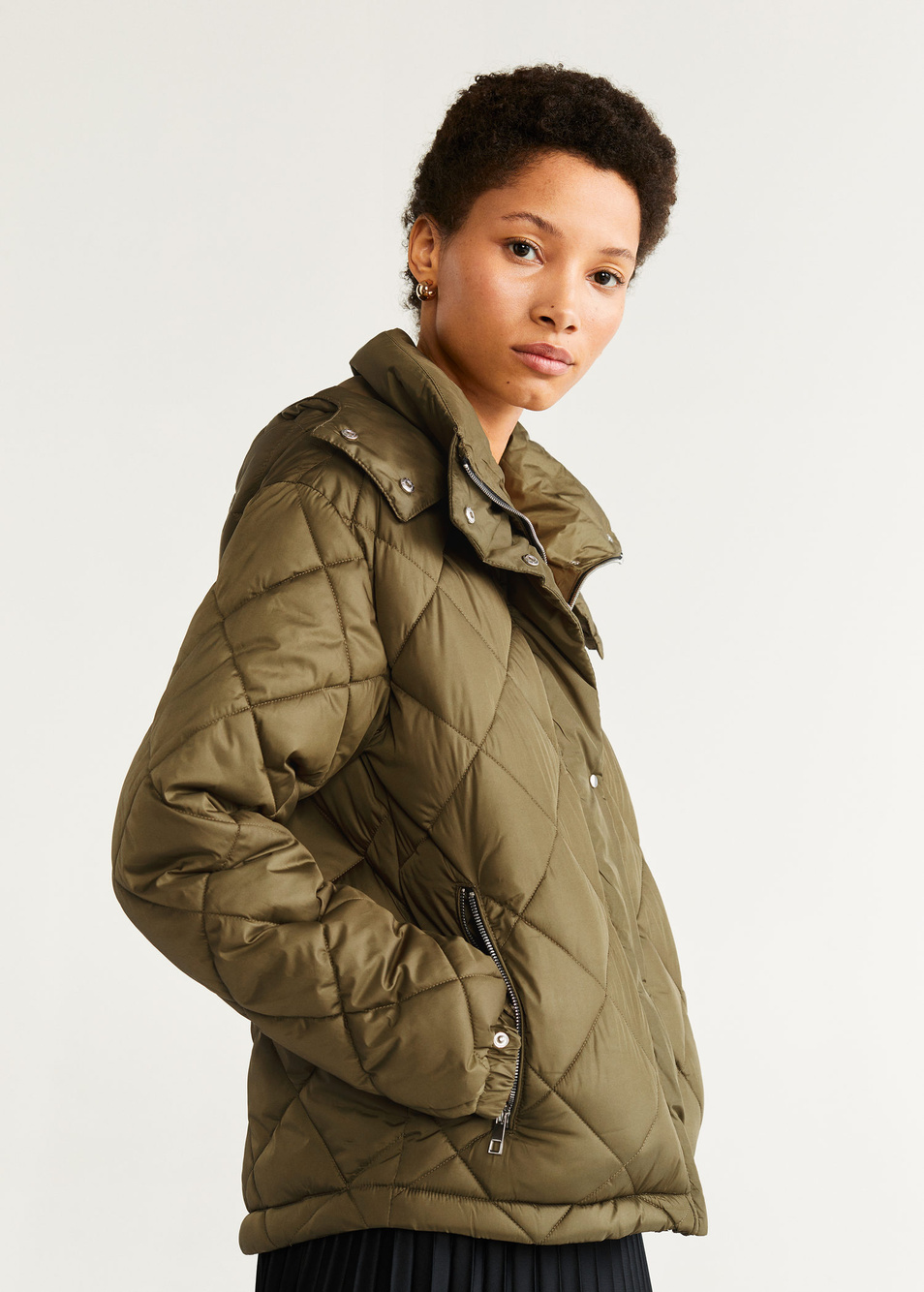 Куртка TICTAC|Основной цвет:Хаки Женский Mango Куртка TICTAC (цвет ), артикул 53037019 | Фото 8