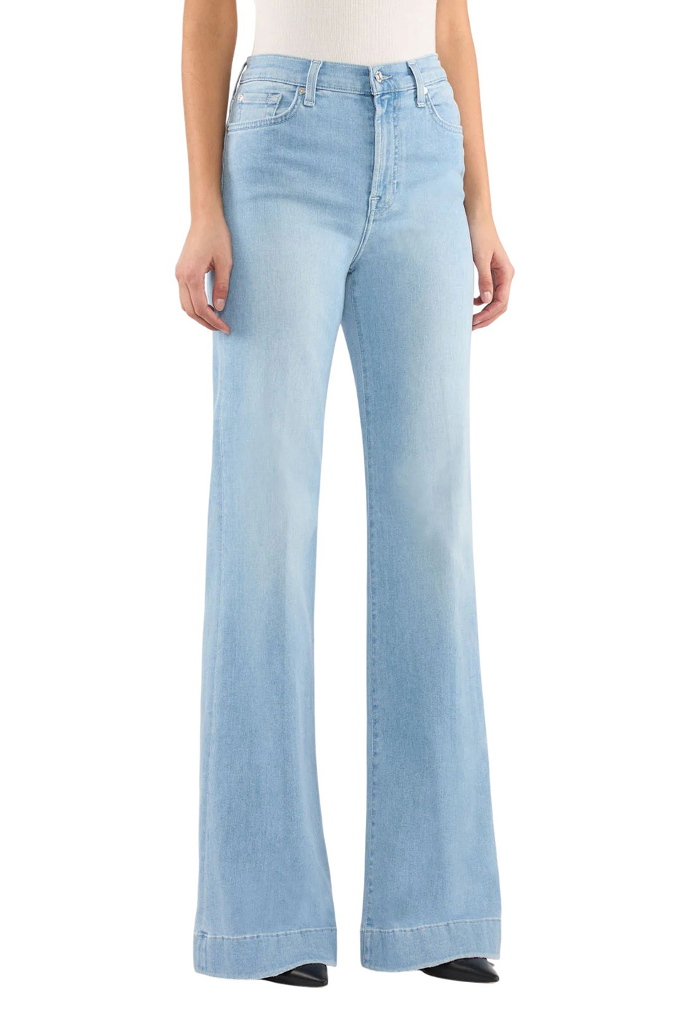 Женский 7 for all Mankind Джинсы из эластичного хлопка (цвет ), артикул 7U330C28 | Фото 3