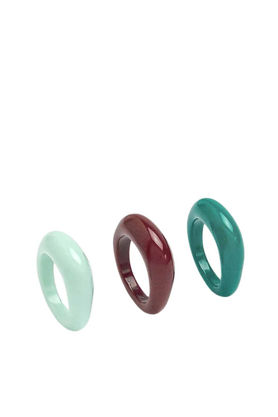 Кольцо в комплекте из 3 шт|Основной цвет:Разноцветный Женский Parfois Кольцо в комплекте из 3 шт (цвет ), артикул 239876 | Фото 2