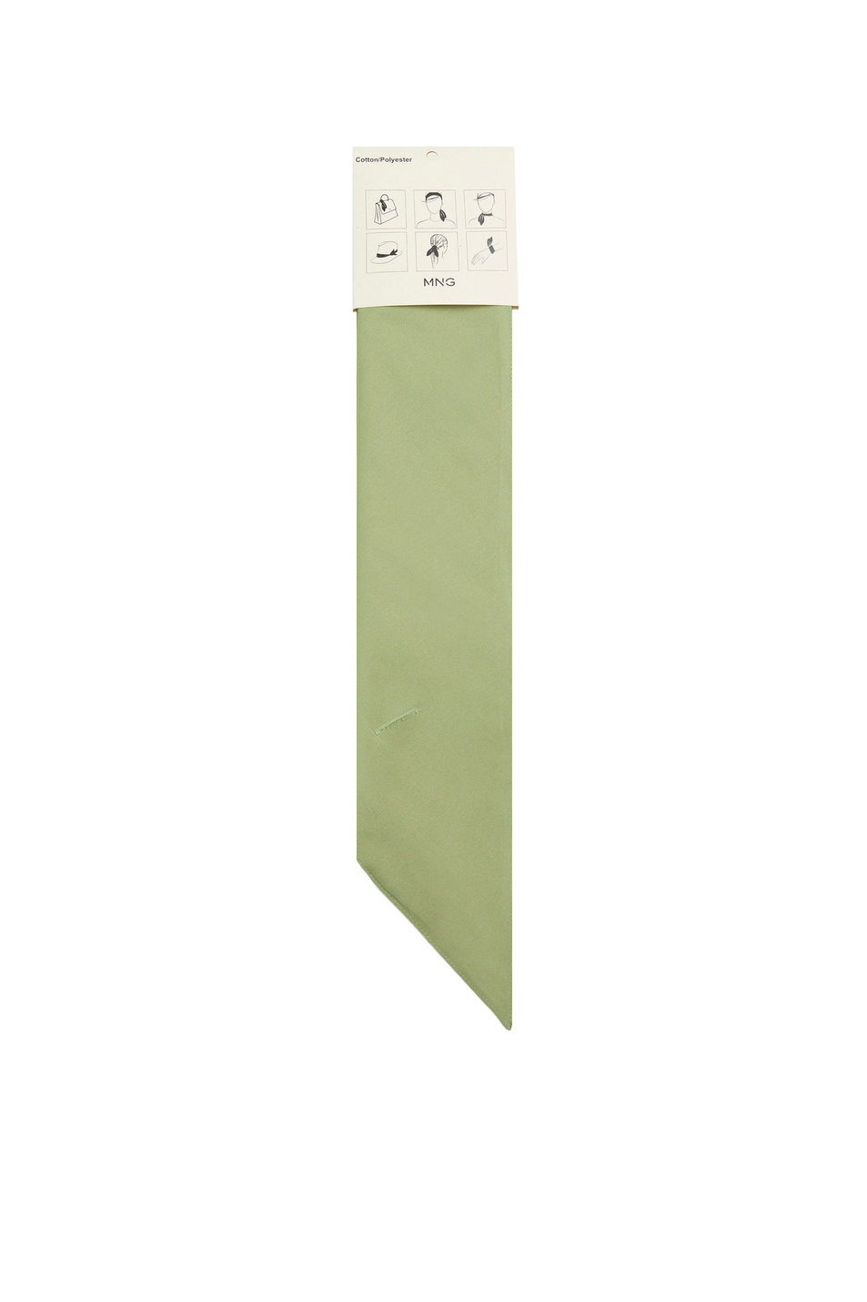 Женский Mango Многопозиционный платок из смесового хлопка TRENCHI (цвет ), артикул 27050469 | Фото 1