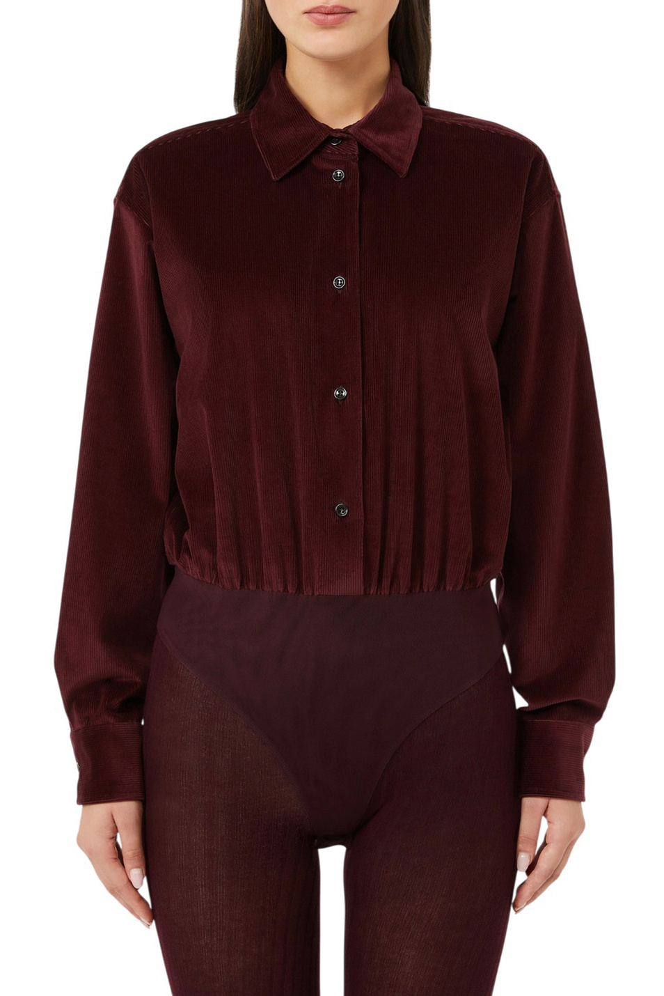 Женский Max Mara Рубашка-боди FERTILE (цвет ), артикул 2521116033 | Фото 3