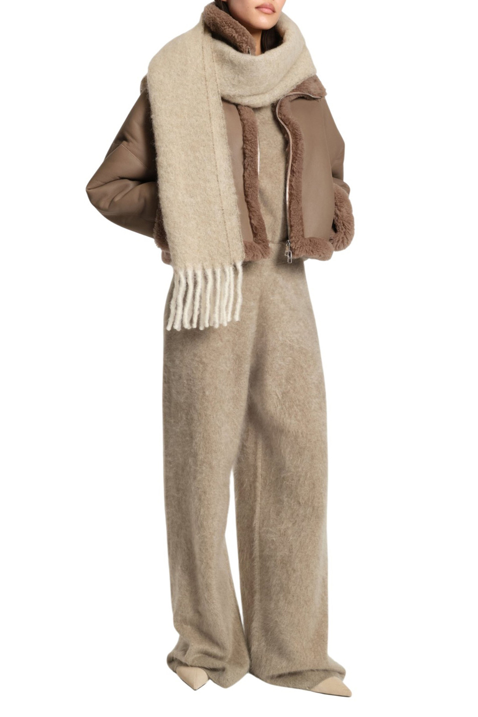 Женский BOSS Брюки Fibura из кашемира (цвет ), артикул 50550831 | Фото 2