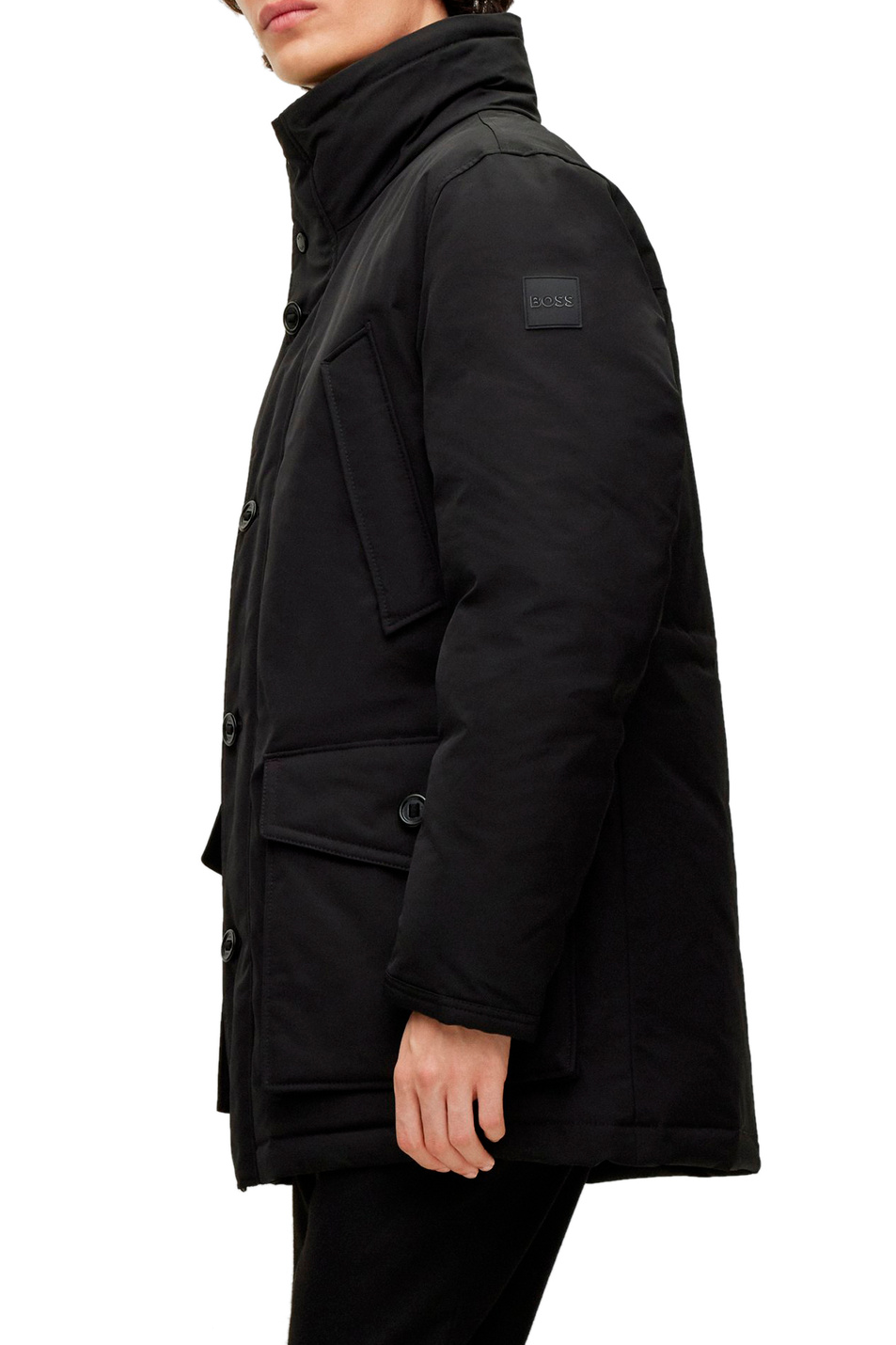 BOSS Куртка с искусственным мехом на капюшоне (цвет ), артикул 50476899 | Фото 4