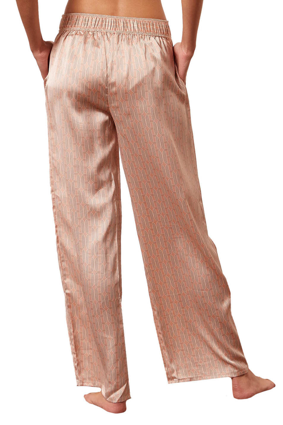 Etam Широкие атласные брюки LOUNGE (цвет ), артикул 6531083 | Фото 3