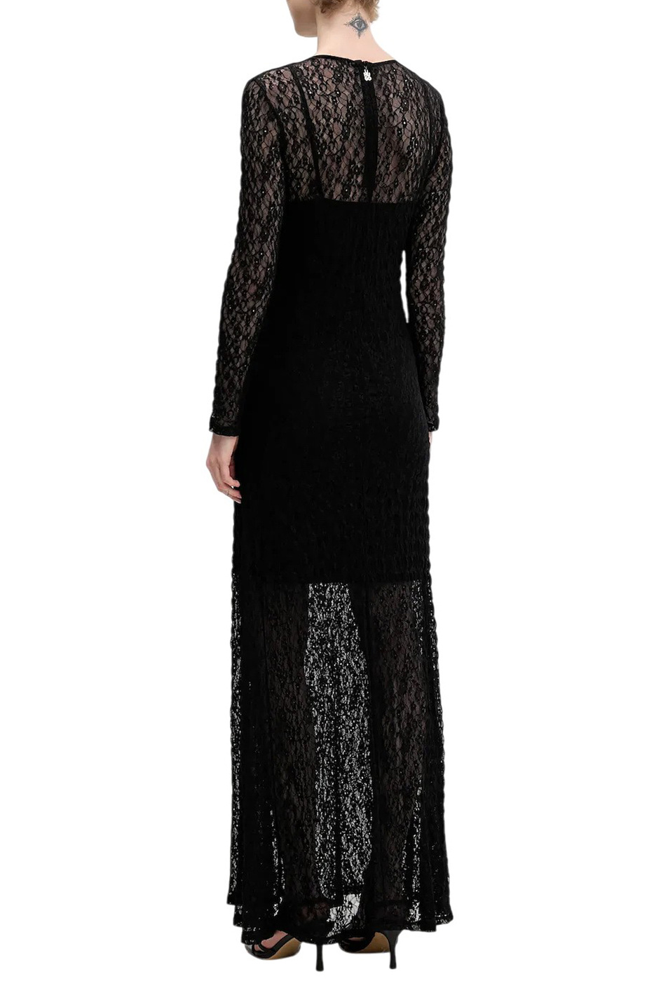 Платье Nulietta с кружевом|Основной цвет:Черный Женский HUGO Платье Nulietta с кружевом (цвет ), артикул 50554253 | Фото 3