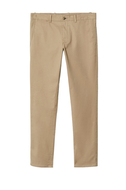 Зауженные брюки чинос BARNA|Основной цвет:Бежевый|Артикул:47010605 | Фото 1