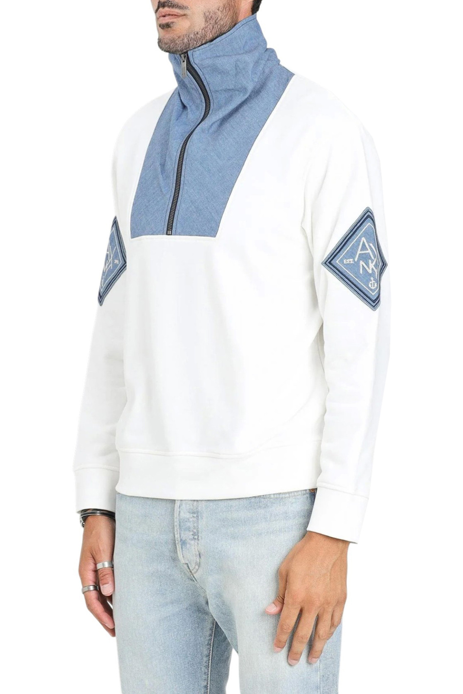 Мужской Armani Exchange Толстовка из хлопка (цвет ), артикул XM000988-AF10830 | Фото 2