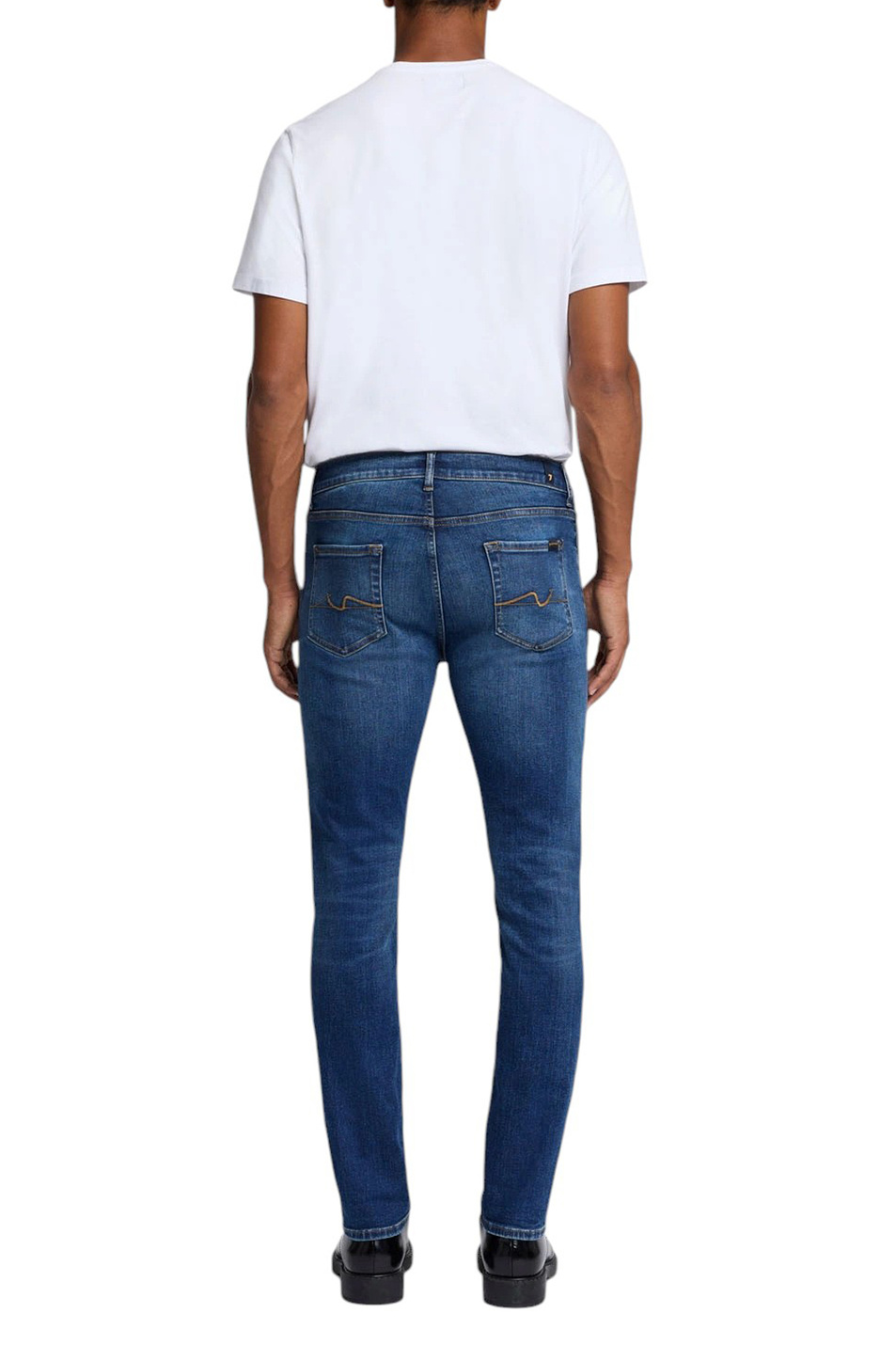 Мужской 7 for all Mankind Джинсы Slimmy Tapered (цвет ), артикул JSMXC890CA | Фото 4