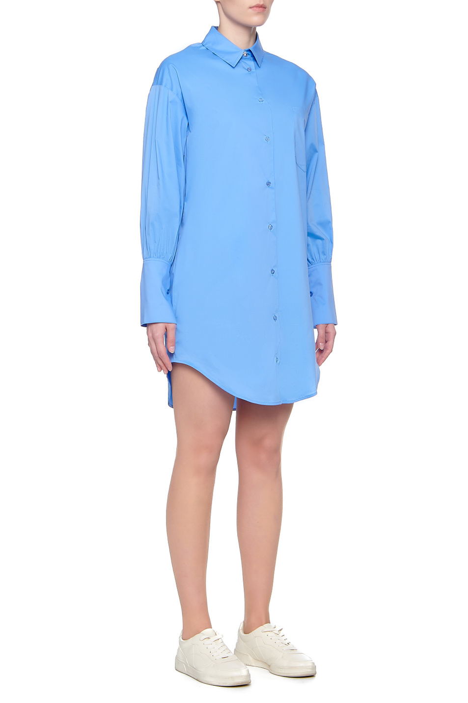 Liu Jo Платье-рубашка из смесового хлопка (цвет ), артикул CA1092T2432 | Фото 4
