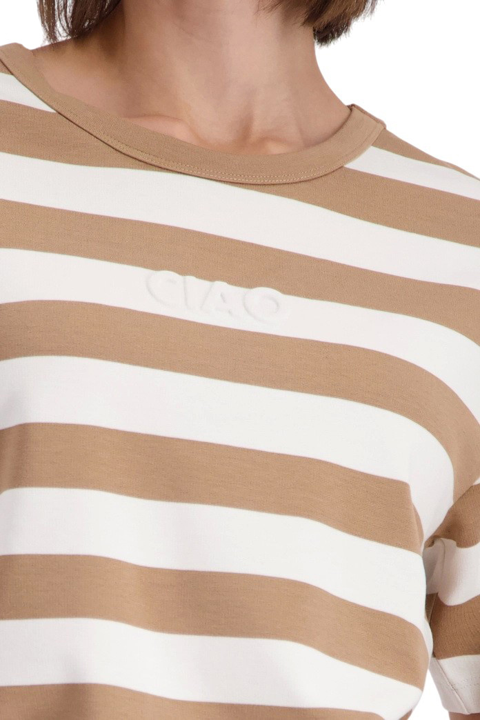 Женский Monari Футболка в полоску (цвет ), артикул 410126 | Фото 5